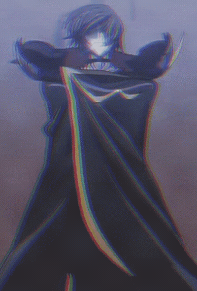 Close Up Of Person With Purple Hair GIF