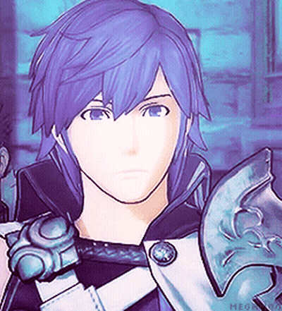 Close Up Of Person With Purple Hair GIF