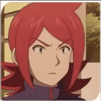 Close Up Of Person With Red Hair GIF
