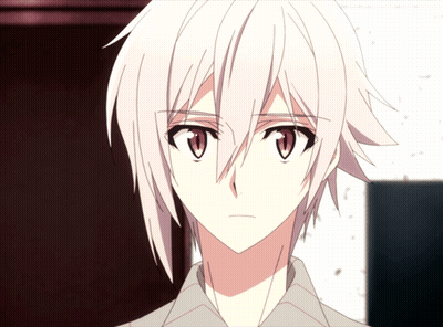 Close Up Of Person With White Hair GIF