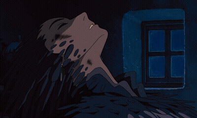 Close Up Of Person With Window Behind GIF