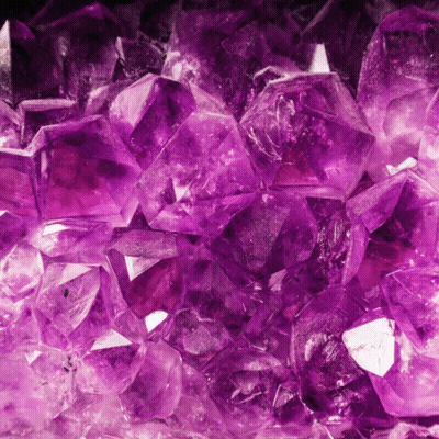 Close Up Of Purple Crystals GIF