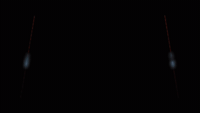 Close Up Of Red Car Hood On Black Background GIF
