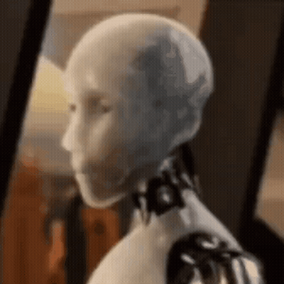 Close Up of Robot Head