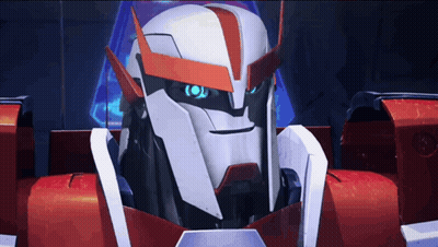 Close Up Of Robot Head With Blue Eye GIF