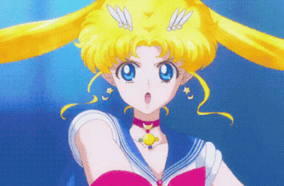 Close Up Of Sailor Moon Anime Character GIF