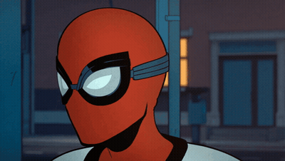Close Up Of Spider Man Face GIF