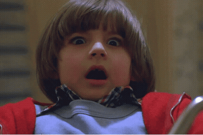 Close Up Of Surprised Child GIF