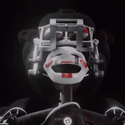 Close Up Of Toy Bear With Mask GIF