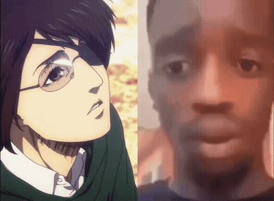 Close Up Of Two People's Faces GIF