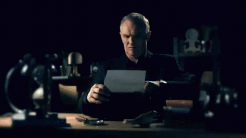 Close Up Of Typewriter Keys A And V GIF