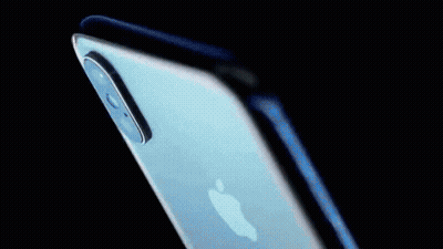Close Up Of White IPhone GIF
