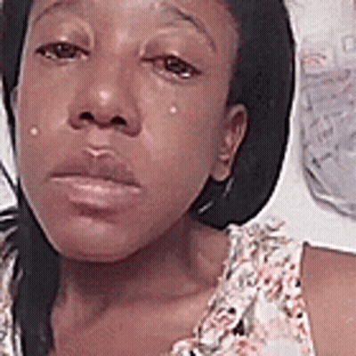 Close-Up Of Woman Crying Tears GIF