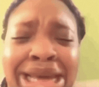 Close Up Of Woman Crying With Tears GIF