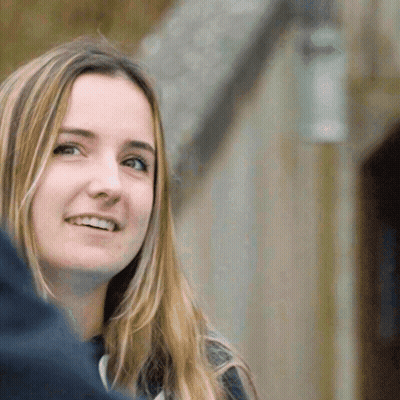Close Up Of Woman Face Blurred Background GIF