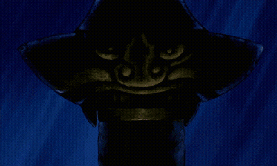 Close Up Of Woman Face With Blue Background GIF