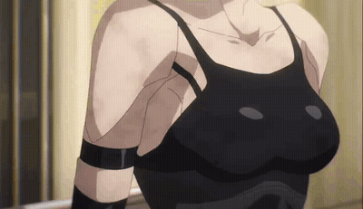 Close Up Of Woman In Black Tank Top GIF