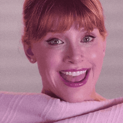 Close Up Of Woman In Pink Shirt GIF