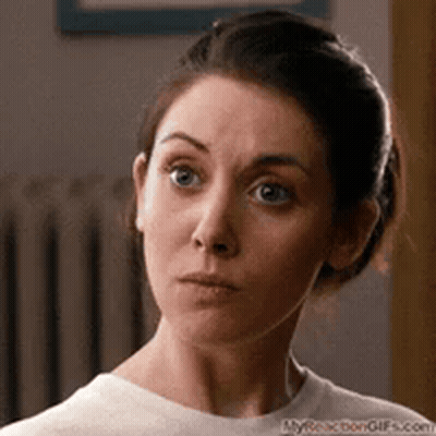 Close Up Of Woman In White T-Shirt GIF