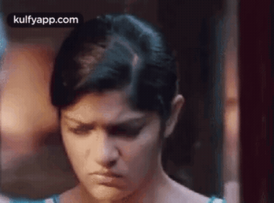 Close Up Of Woman Making Funny Face GIF