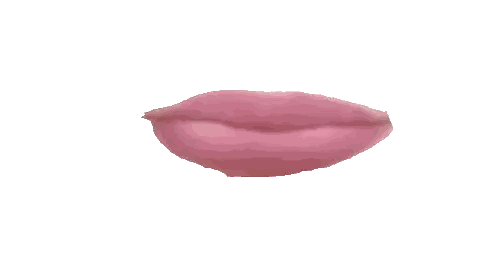 Close Up Of Woman Pink Lips Sticker