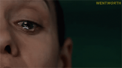 Close Up Of Woman's Eye With Tears GIF