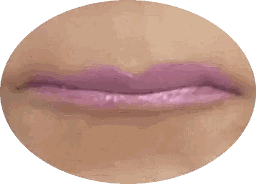 Close Up Of Woman's Pink Lips Sticker