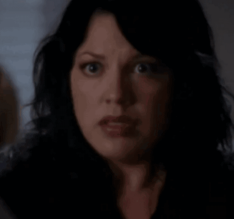 Close Up Of Woman's Surprised Face GIF