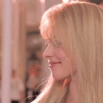 Close Up Of Woman With Blonde Hair GIF