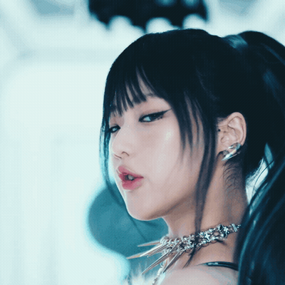 Close Up Of Woman With Choker GIF
