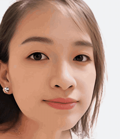 Close Up Of Woman With Earrings GIF
