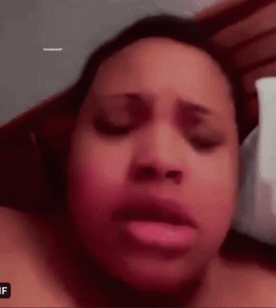 Close Up Of Woman With Eyes Closed GIF