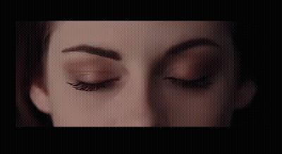 Close Up Of Woman With Eyes Closed GIF