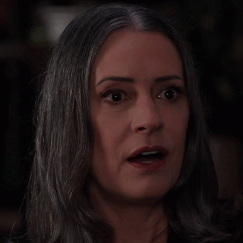 Close Up Of Woman With Gray Hair GIF