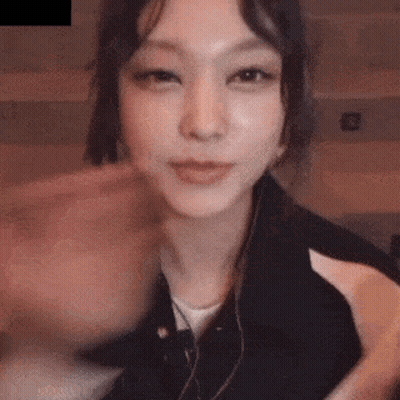Close Up Of Woman With Headphones GIF