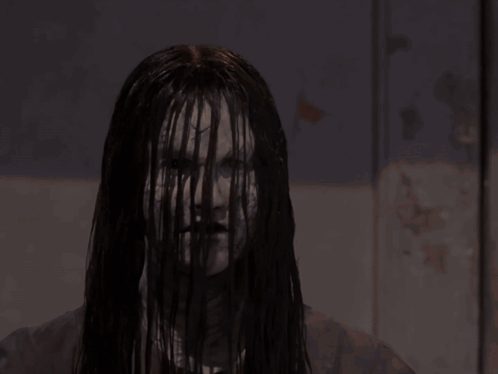 Close Up Of Woman With Long Brown Hair GIF