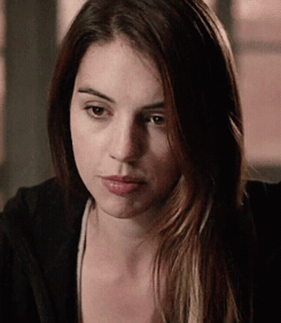 Close Up Of Woman With Long Brown Hair GIF