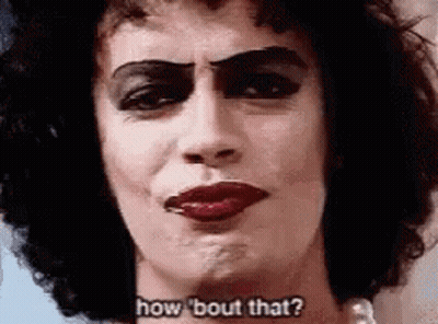 Close Up Of Woman With Makeup Saying How Bout That GIF