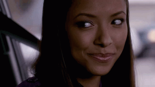 Close Up Of Woman With Slight Smile GIF