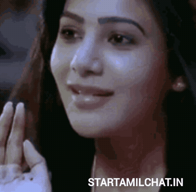 Close Up Of Woman With StartTamilChat.in GIF