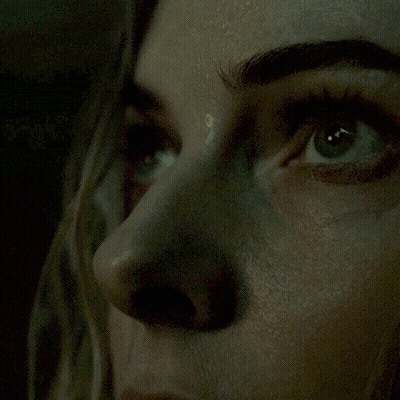 Close Up Of Woman With Tear In Eye GIF