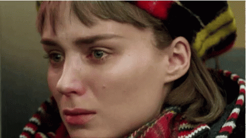 Close Up Of Woman With Tears Coming Out Of Eyes GIF