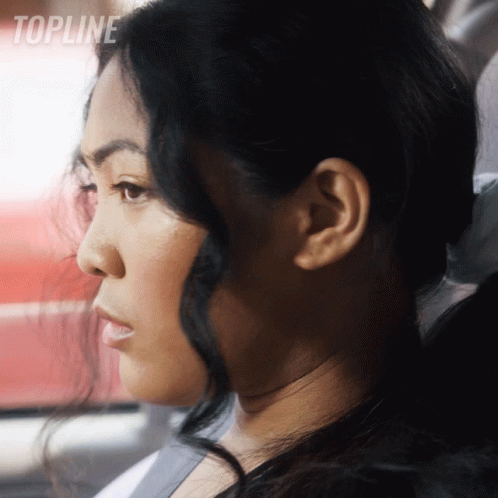 Close Up Of Woman With Topline GIF