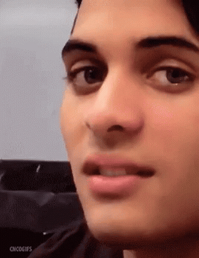 Close Up Of Young Man's Face GIF