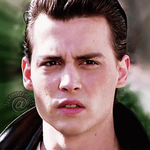 Close Up Of Young Man's Face Johnnydepp Gifs GIF