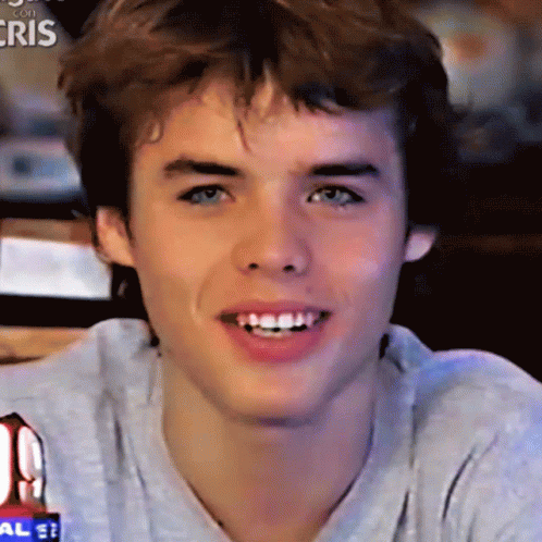 Close Up Of Young Man's Face With Cris GIF