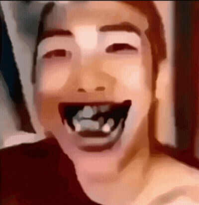 Close Up Person Big Smile GIF