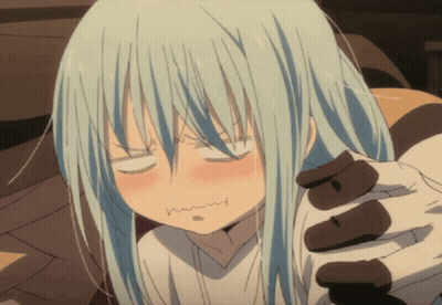 Close-Up Person Eyes Closed Mouth Open GIF