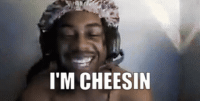 Close Up Person Face Cheesin GIF