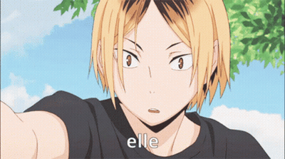 Close Up Person Face With Elle GIF